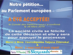 Pétition PE Accepté carte FR
