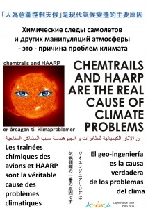 les chemtrails et HAARP sont la véritable cause des problèmes climatiques