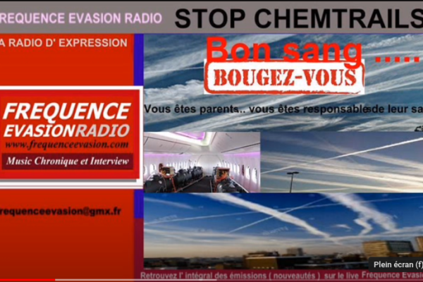 Auditeur parle de l'ACSEIPICA à la radio. Couche d'ozone, chemtrails