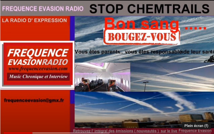 Auditeur parle de l'ACSEIPICA à la radio. Couche d'ozone, chemtrails